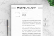 Resume/CV - The Watson, a Resume Template by CreativeLandStudio (Thumbnail 6 of 10)