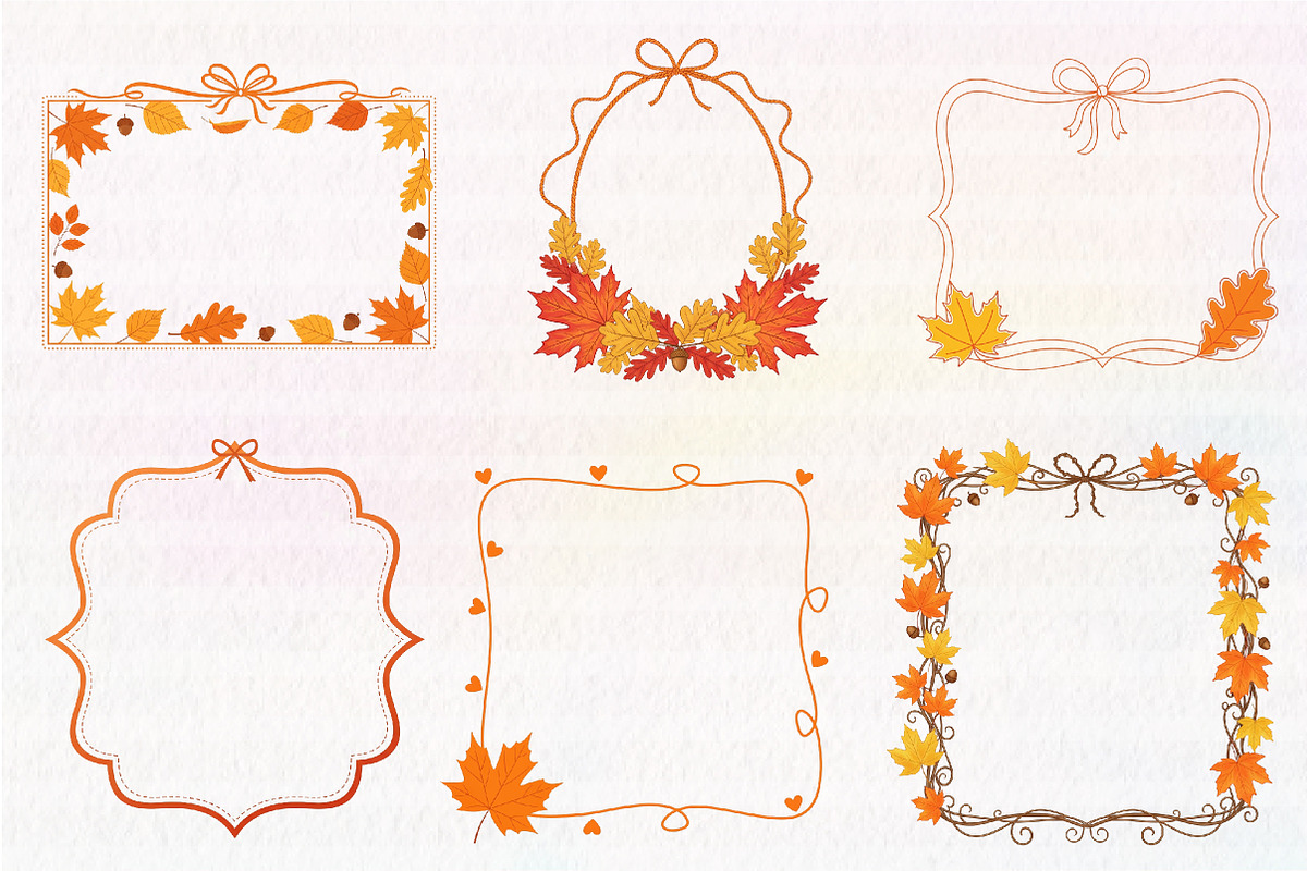 Coquette Fall Autumn Halloween Frame, an Illustration by CreationArt (Photo 3 of 5)