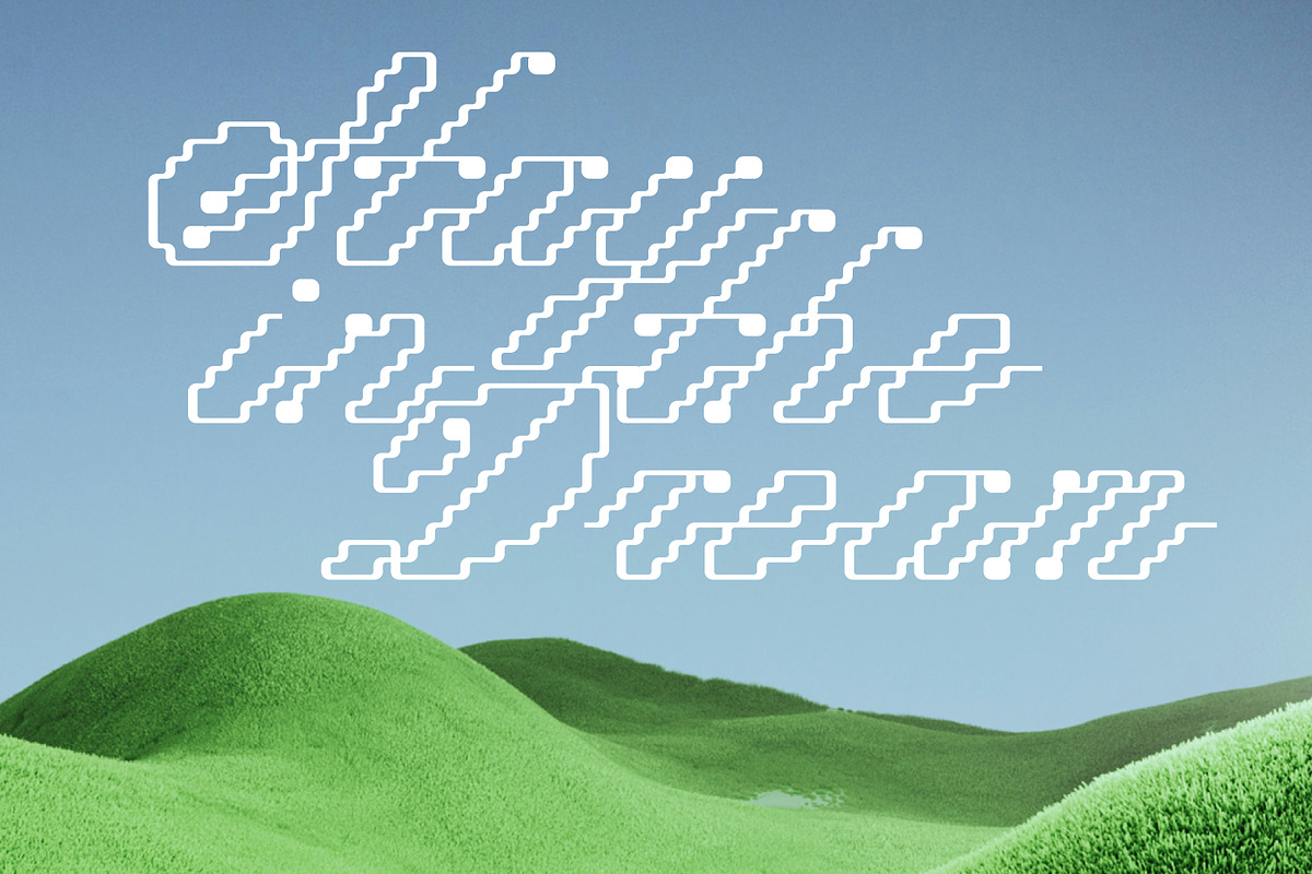 Lucid Drift Pixel Surreal Script, a Script Font by Struvictory.art (Photo 9 of 9)