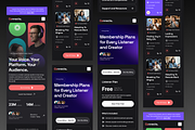 Connecta - Podcast Platform Website, a Landing Page Template by SLAB! Design (Thumbnail 5 of 5)