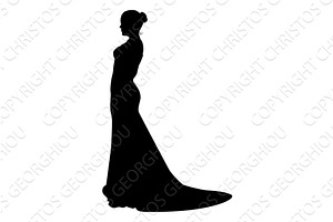 Bride Bridal Wedding Dress, a Person Illustration by Christos Georghiou