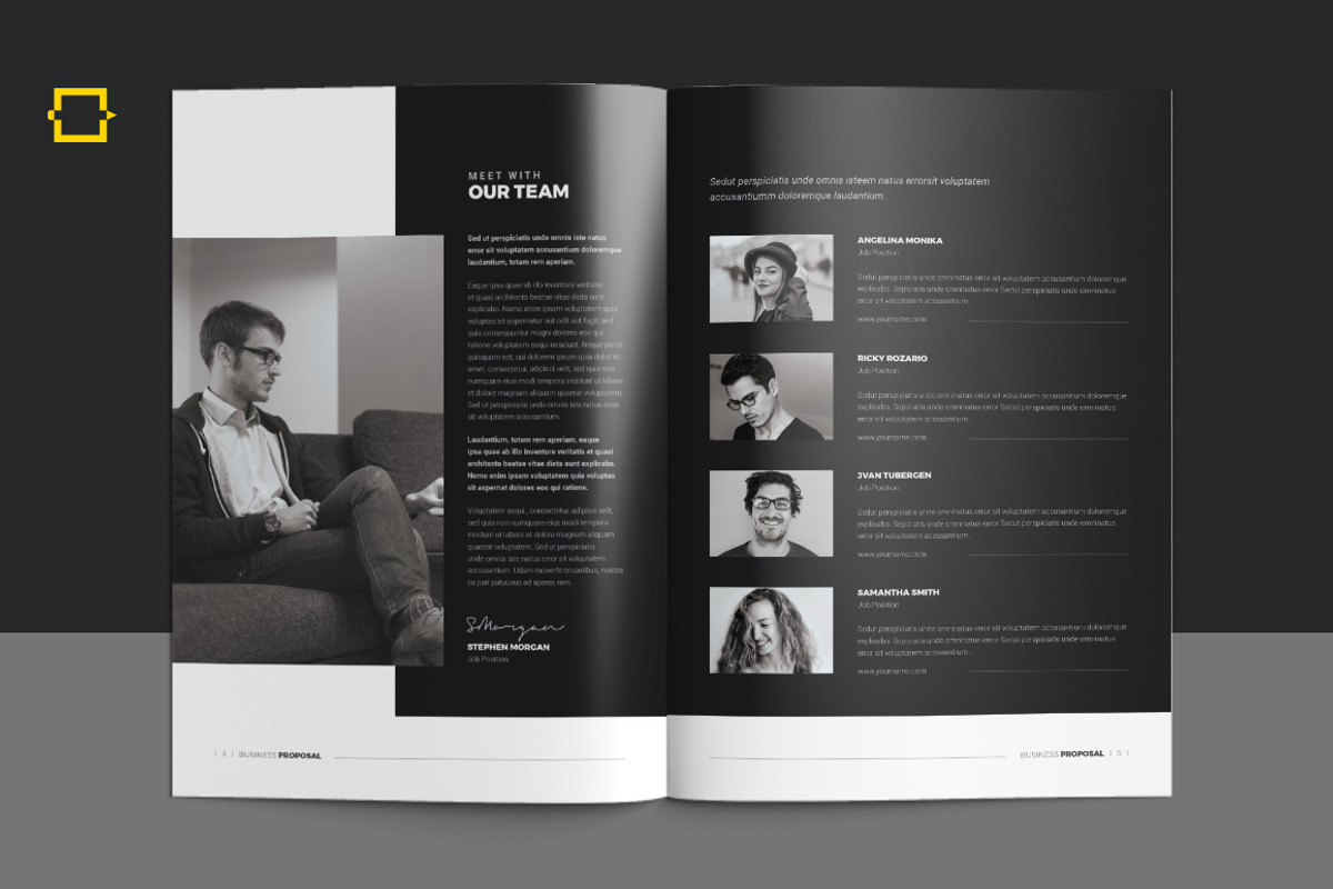 Business Proposal, a Brochure Template by DesignJanala (Photo 4 of 10)
