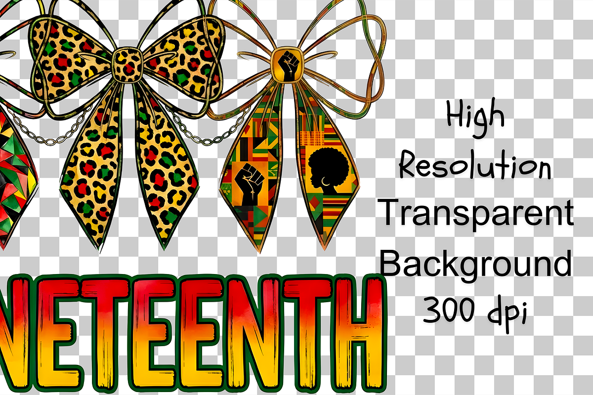 Juneteenth 1865, Black History Png, an Object Illustration by Clipart Bloom (Photo 2 of 3)