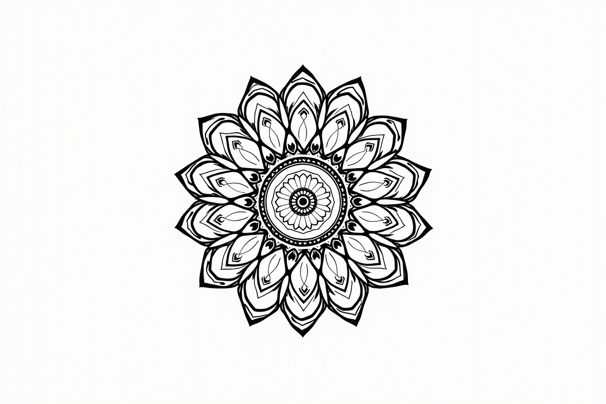 Adult Mandala Coloring Book, an Illustration by Amazin_art (Photo 9 of 11)
