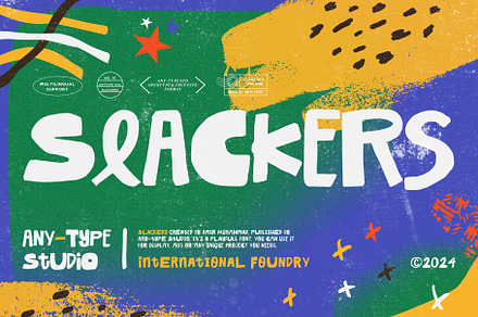 AT Slackers Hand Drawn Font, a Handwritten Font by Any-Type® Foundry