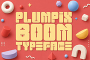 PLUMPIX BOOM - Bold Big Blocks, a Sans Serif Font by HypeWorksCo (Thumbnail 1 of 15)