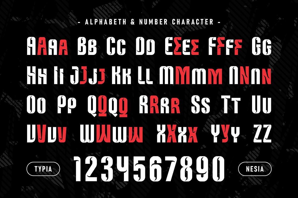 Monswag - Modern Condensed Sport, a Sans Serif Font by Typia Nesia (Photo 2 of 13)