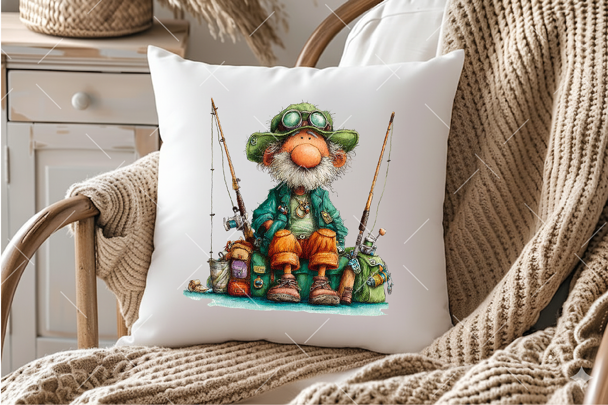 Whimsical Fisherman PNG Clipart, an Illustration by OK Design (Photo 6 of 6)