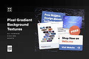 Pixel Gradient Background Textures, a Background Graphic by Creative Veila (Thumbnail 11 of 11)