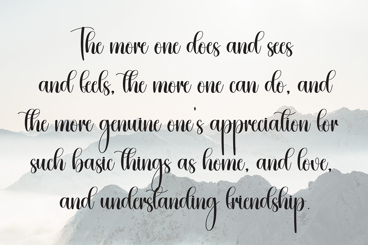 Besties | Script Font, a Handwritten Font by Scratchones (Photo 6 of 9)
