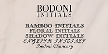 Bodoni Classic Initials