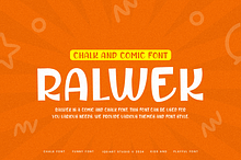 Ralwek - Chalk & Comic Font