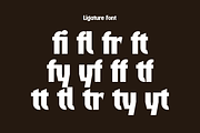 Gratlor - Bold Condensed Fonts, a Sans Serif Font by Iqsiart Studio (Thumbnail 13 of 14)