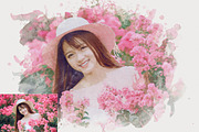 Watercolor Splatter Effect Photoshop, an Action Add-On by liptouse (Thumbnail 7 of 10)