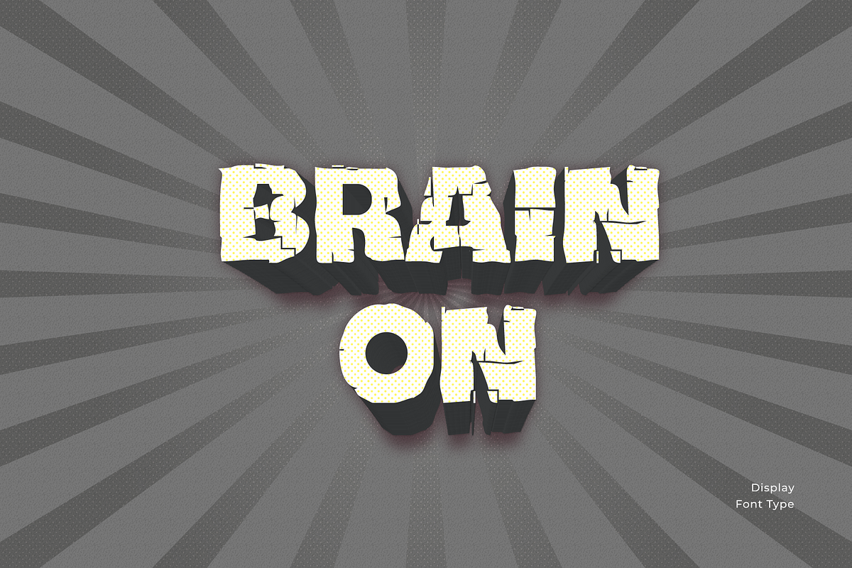 Dr.Brick Display Sans Serif, a Sans Serif Font by Glowin_studio (Photo 3 of 3)