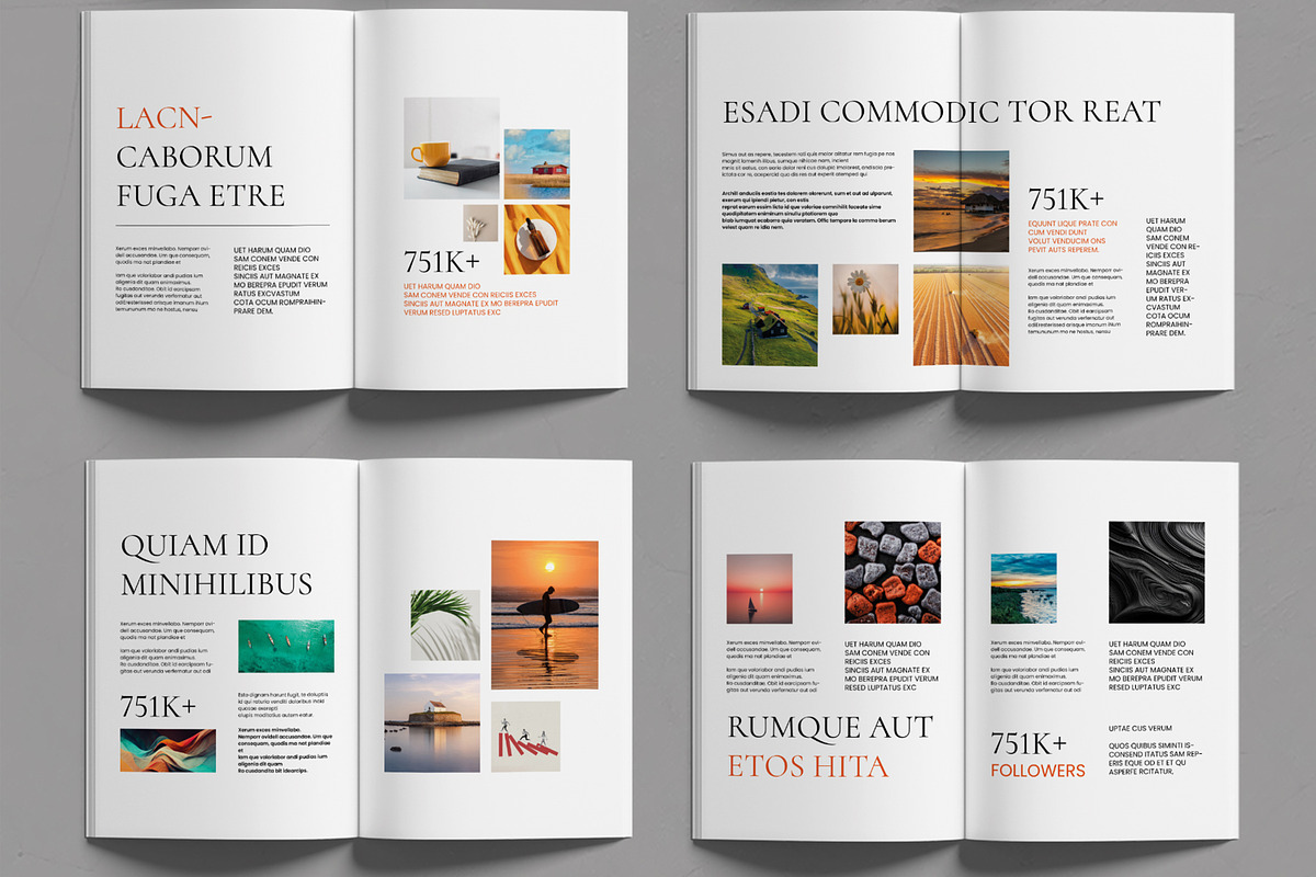 Creative Magazine Layout Template preview 3