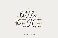 Little Peace - Cute Handwritten Font