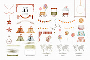 CIRCUS watercolor illustrations, an Animal Illustration by erasovas (Thumbnail 4 of 10)