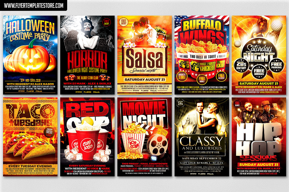 200 Flyer Templates Bundle 98% OFF !, a Flyer Template by XtremeFlyers (Photo 6 of 22)