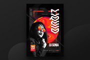 Modern Party Flyer Template, a Flyer Template by Grand Design (Thumbnail 2 of 3)