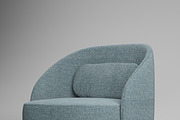 Fuuga Armchair, a Furniture 3D Model by NOMODOL (Thumbnail 5 of 6)