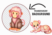 Watercolor Safari Animals Clipart, an Illustration by Libby Wishes (Thumbnail 4 of 4)
