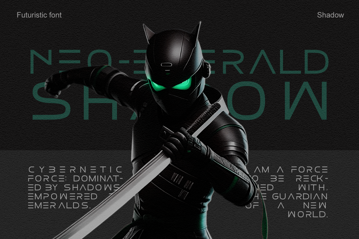 Felbion – Futuristic Display Font, a Sans Serif Font by Vadovastd (Photo 3 of 9)