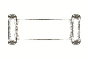 Retro Handcrafted Banner Clipart, an Illustration by balal (Thumbnail 6 of 10)