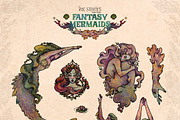 Fantasy Mermaids, a Person Illustration by Ink Stories (Thumbnail 2 of 24)