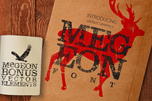 Megeon Font + Vector Bonus