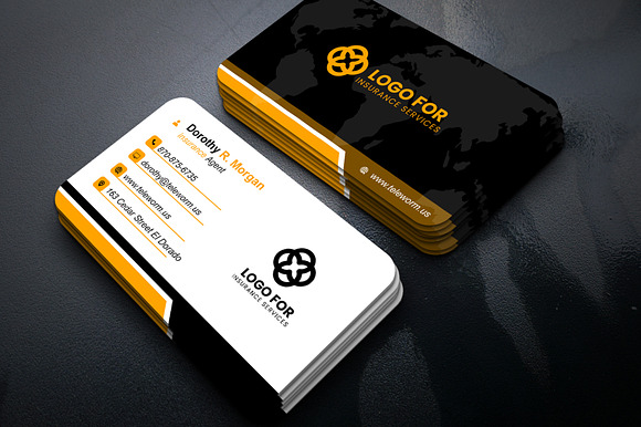 Simple General Business Card PSD preview 5