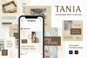 Tania Instagram Post Design