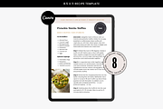 Canva Recipe Template | Matcha, a Templates & Theme by Erin Cassidy (Thumbnail 1 of 5)