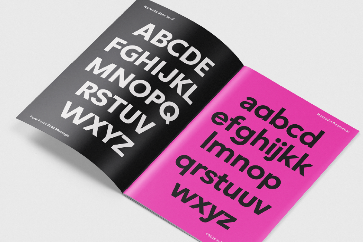 Nuventa - Humanist Geometric Fonts, a Sans Serif Font by Yukita Creative (Photo 6 of 11)
