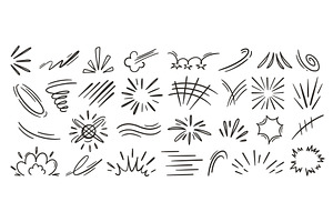 Comic anime motion with movement, an Object Illustration by winwin.art