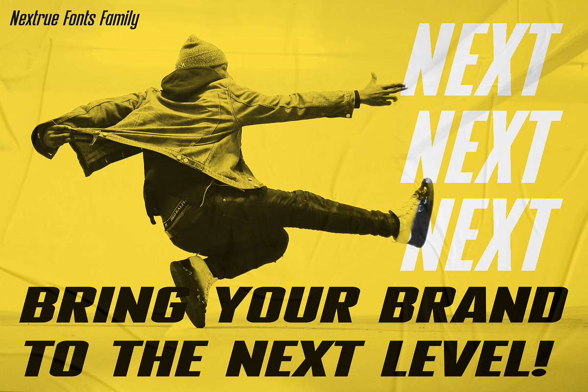 Nextrue Fonts Family, a Sans Serif Font by Asenbayu (Photo 2 of 15)