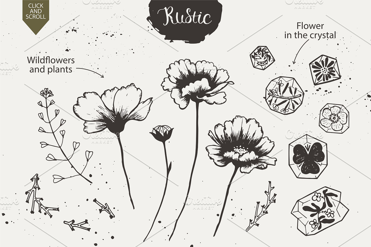 RUSTIC wedding collection, a Texture Illustration by OlgaAlekseenko (Photo 2 of 6)