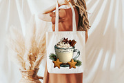 Christmas Hot Cocoa Clipart, a Seasonal Illustration by Designworld (Thumbnail 10 of 11)