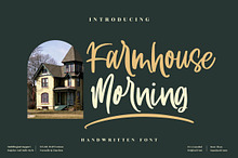 Farmhouse Morning Handwritten LS