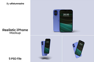 Realistic iPhone Mockup
