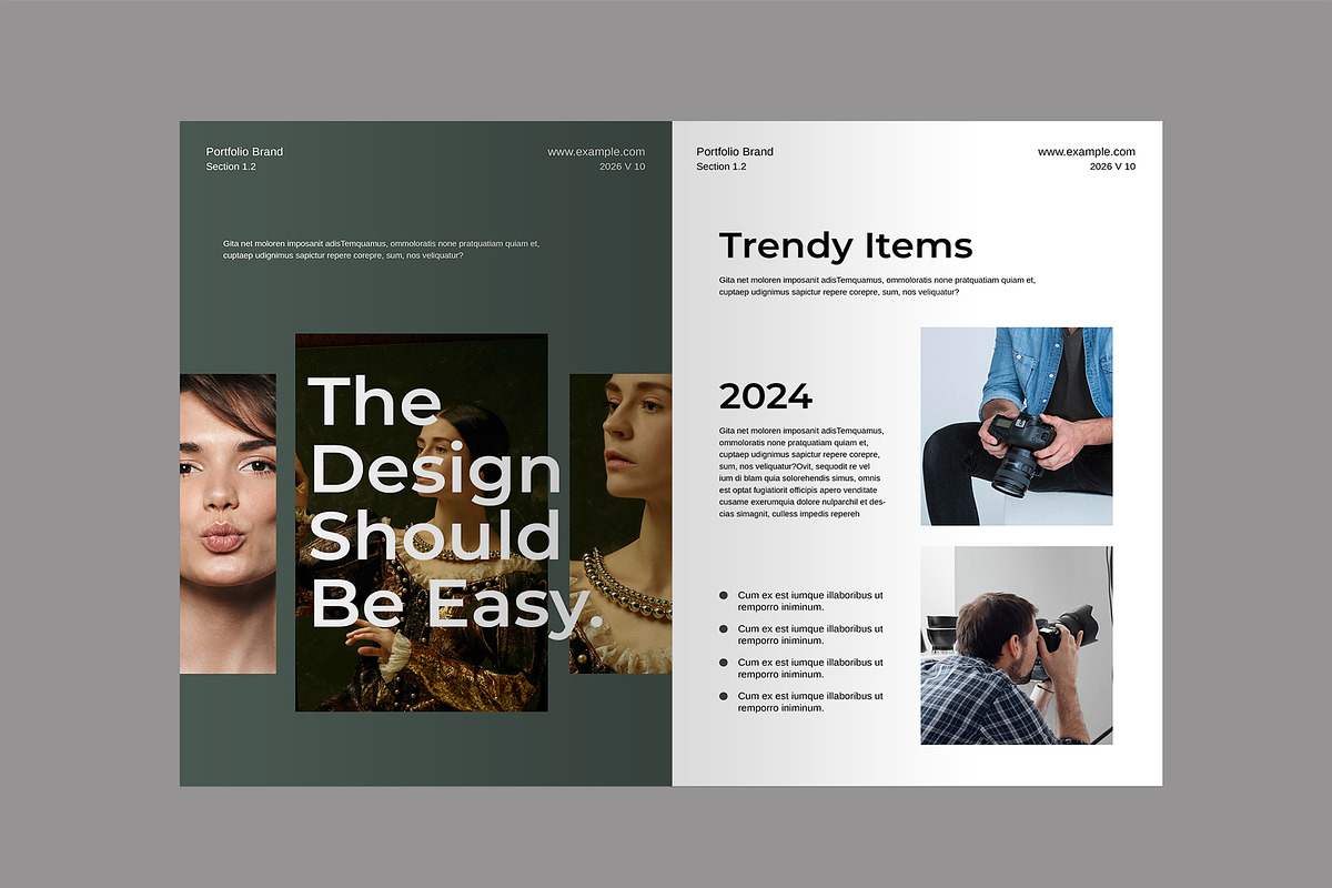 Photography Portfolio Template, a Magazine Template by Slide_Genius1 (Photo 4 of 5)