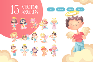 Angels Vector Collection | Cupid Set