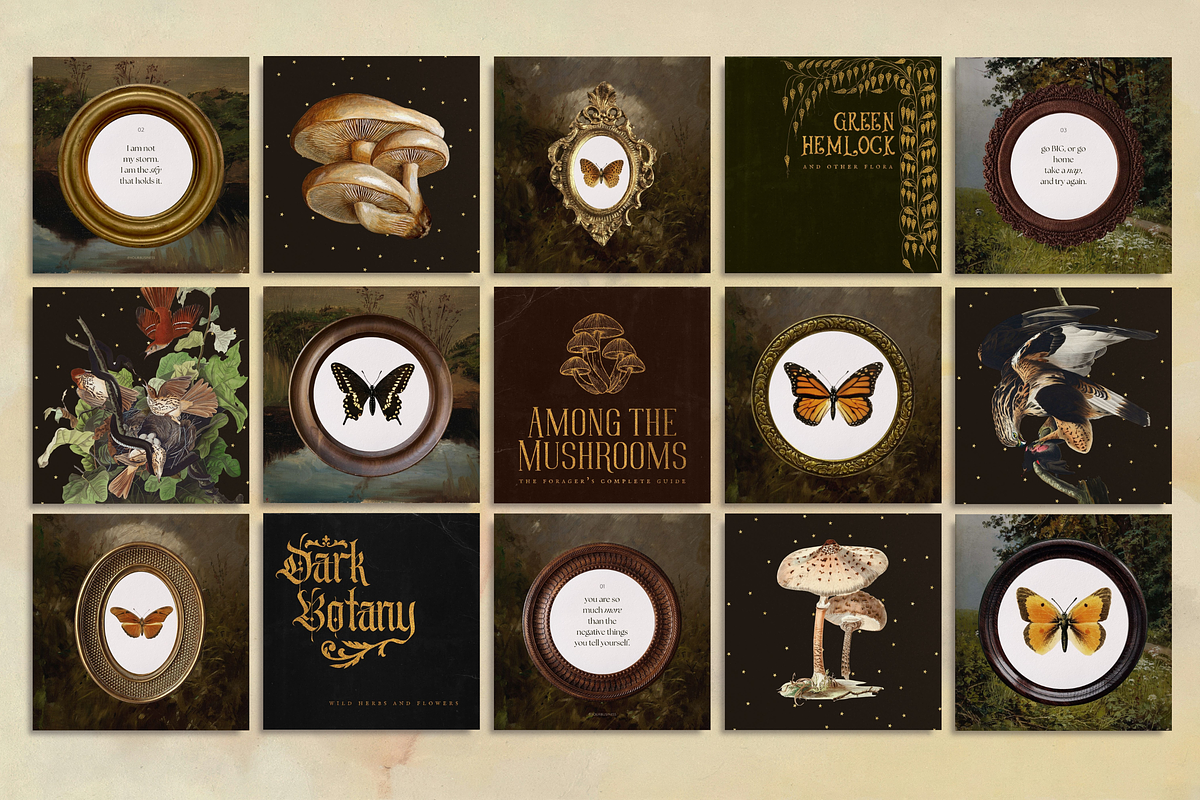 The Naturalist Social Media Bundle, a Social Media Template by The Flossy Finch (Photo 11 of 22)