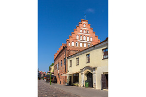 Homes on Vilniaus street in Kaunas, Lithuania, an Architecture Photo by Leonid Andronov