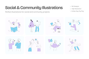 Social and Community Illustrations, a Person Illustration by Brickclay