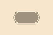 50 Vintage Label Shape Collection, a Decorative Illustration by Photoshop Action (Thumbnail 9 of 15)