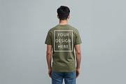T-Shirt Mockup - Olive Edition, a Shirt Mockup by ForhadGFX (Thumbnail 9 of 12)