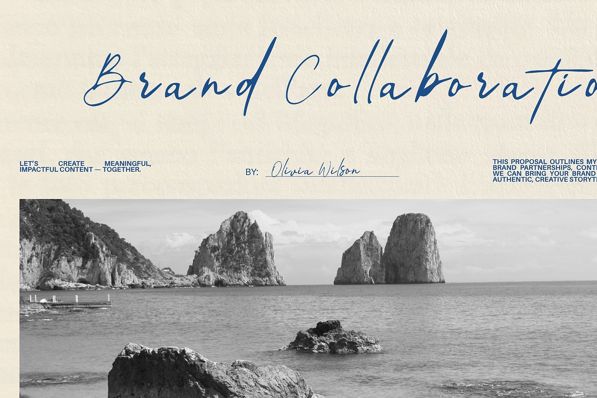 Handwritten Script Font, a Handwritten Font by elfy creative (Photo 1 of 6)