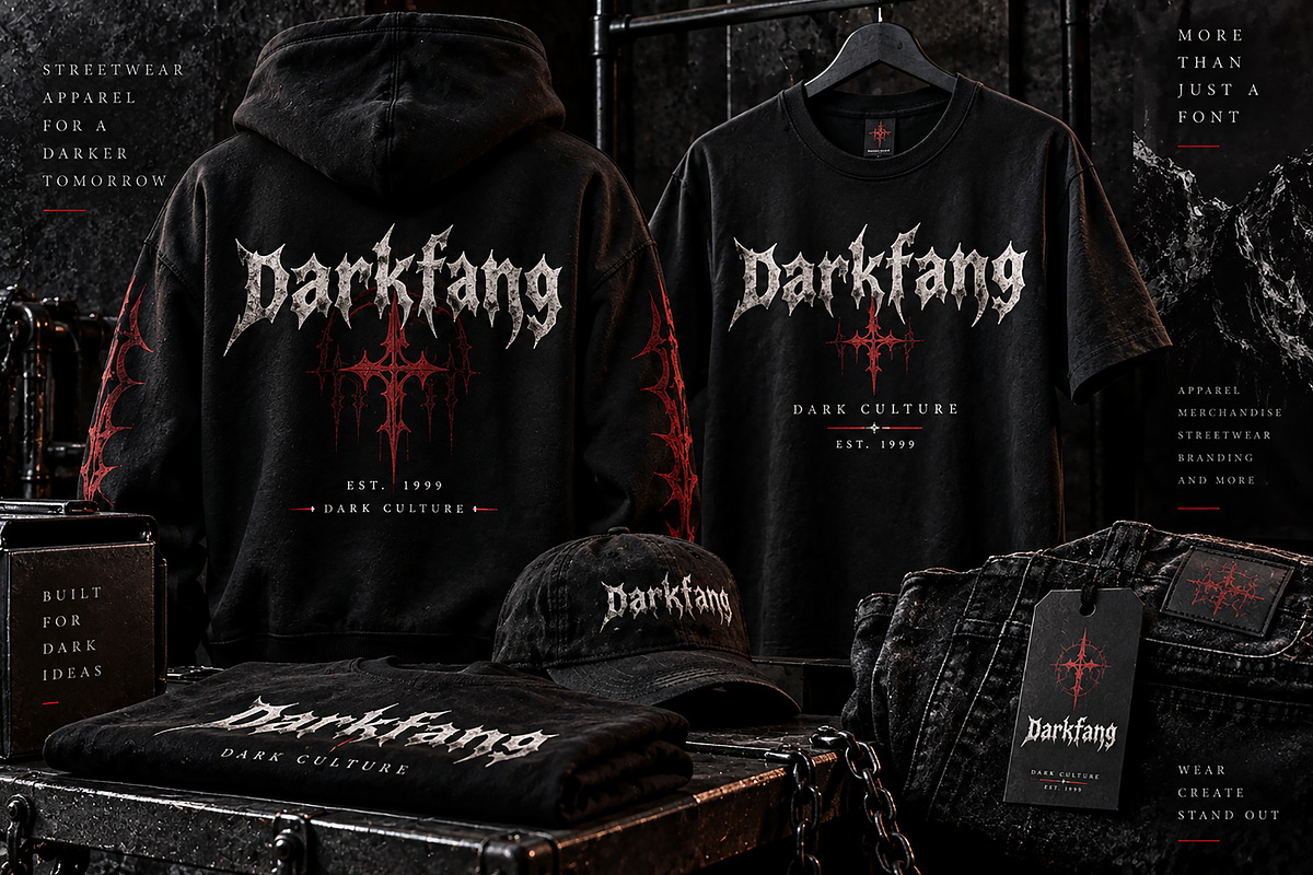 Darkfang, a Blackletter Font by Wow Magic (Photo 4 of 5)