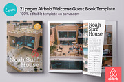 Airbnb Guest Book Canva template, a Templates & Theme by DeLaGranSiete (Thumbnail 1 of 13)